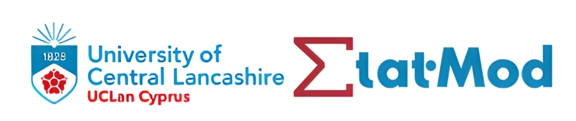 UCLan Cyprus and ΣtatMod2026 Logo